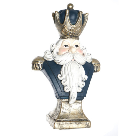 BUSTO BABBO NATALE BLU H55 MAGNESIA