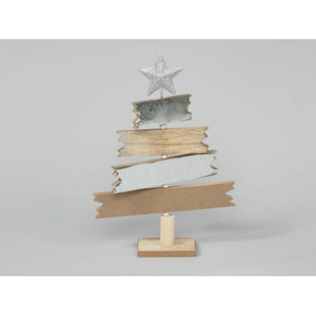 ALBERO IN LEGNO SILVER 19.5CM