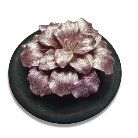 CANDELA FIORE POINSET  18X8.5 ROSA