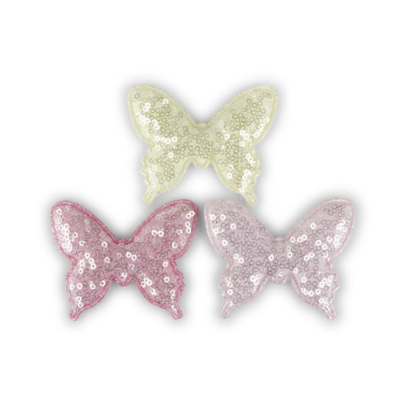 FARFALLA RAINBOW PAILLETTES 4COLORI 5CM