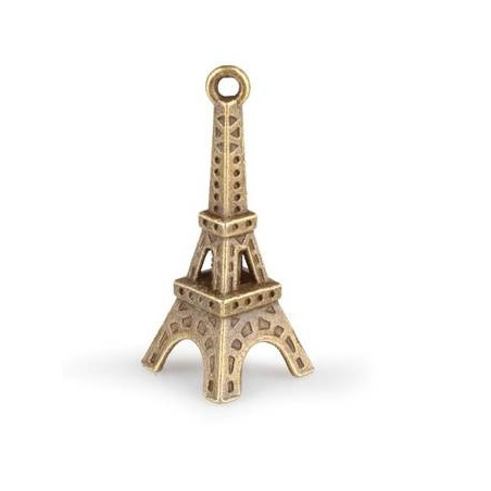 APPLICAZIONE TORRE EIFFEL VINTAGE METALLO 3.5CM