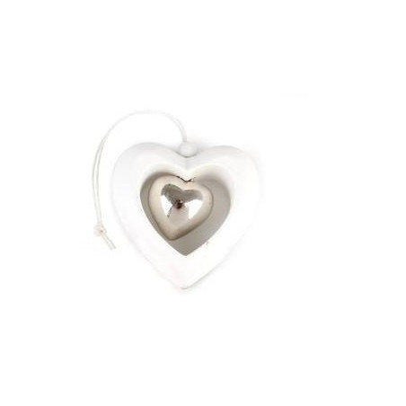 CUORE BIANCO 6XH6X14CM