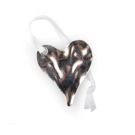 CUORE METALLO SILVER 11CM