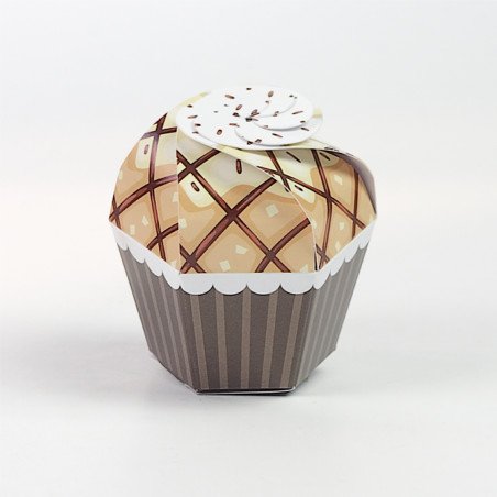 CUPCAKE CIOCCOLATO E VANIGLIA 6X6X7